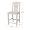 International Concepts Seaside CounterHeight Stool, 24" Seat Height, Ready to Finish S-452 - alternate 9